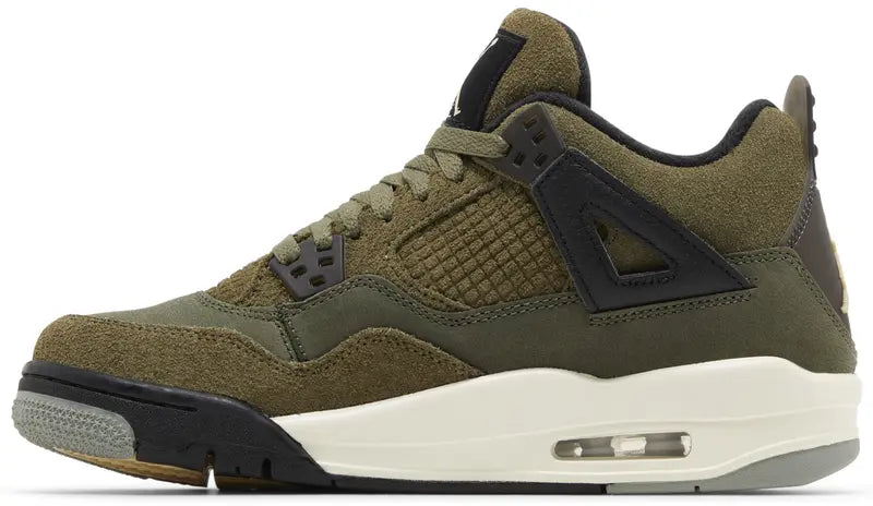 Air Jordan 4 Retro SE Craft GS 'Olive'