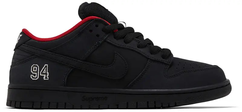 Supreme x Nike Dunk Low SB 'Black'