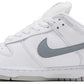 Supreme x Nike Dunk Low SB 'White Metallic Silver'