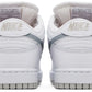 Supreme x Nike Dunk Low SB 'White Metallic Silver'
