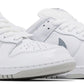 Supreme x Nike Dunk Low SB 'White Metallic Silver'