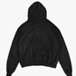 Hoodie "COMFY" Front Logo Black/White