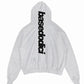 Hoodie "COMFY" Vertical Logo AshGrey/Black