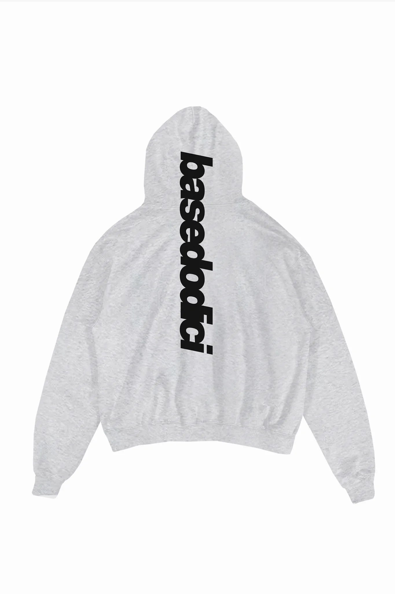 Hoodie "COMFY" Vertical Logo AshGrey/Black
