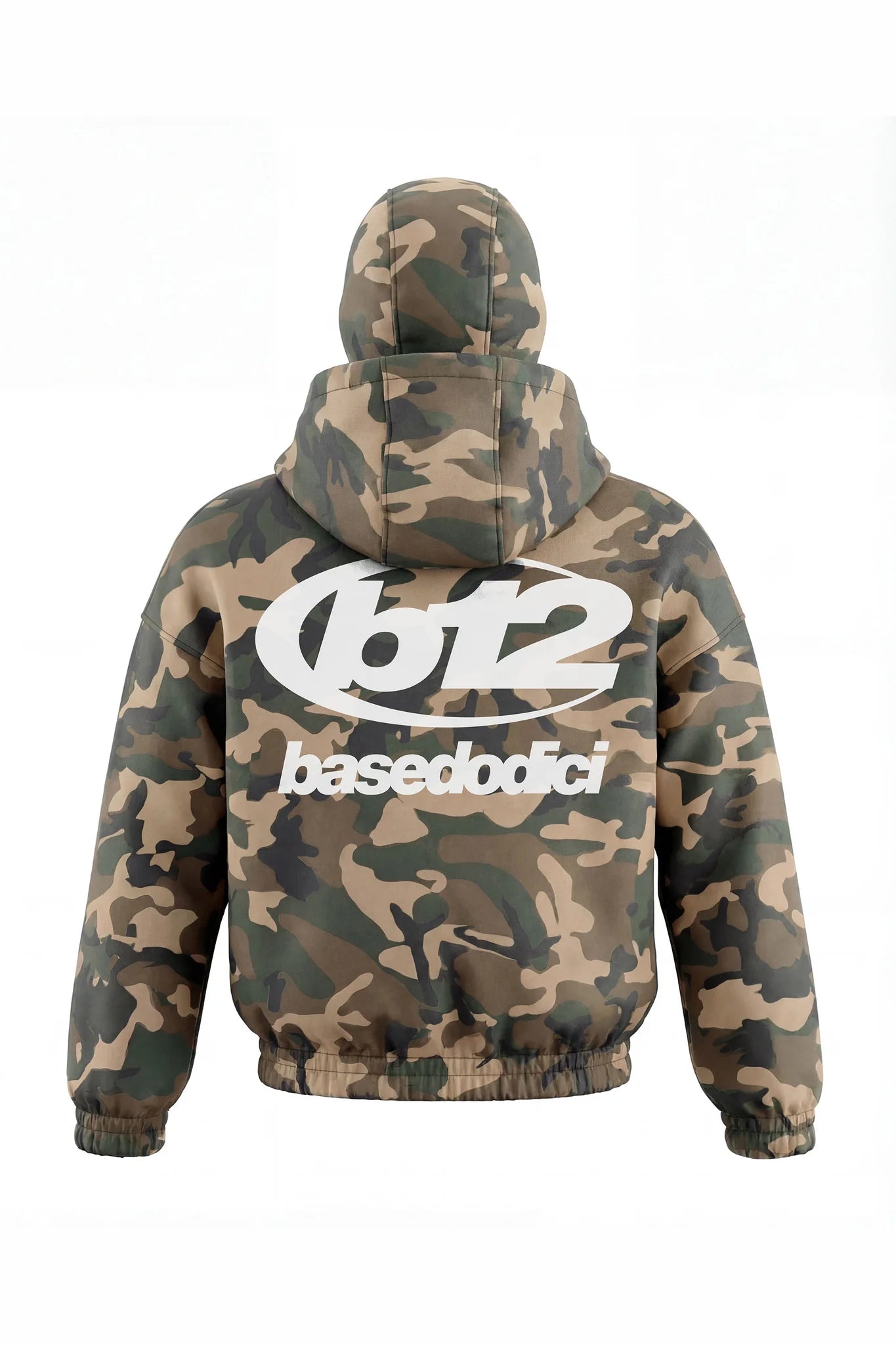Balaclava Full Zip "DETROIT" Camo Green