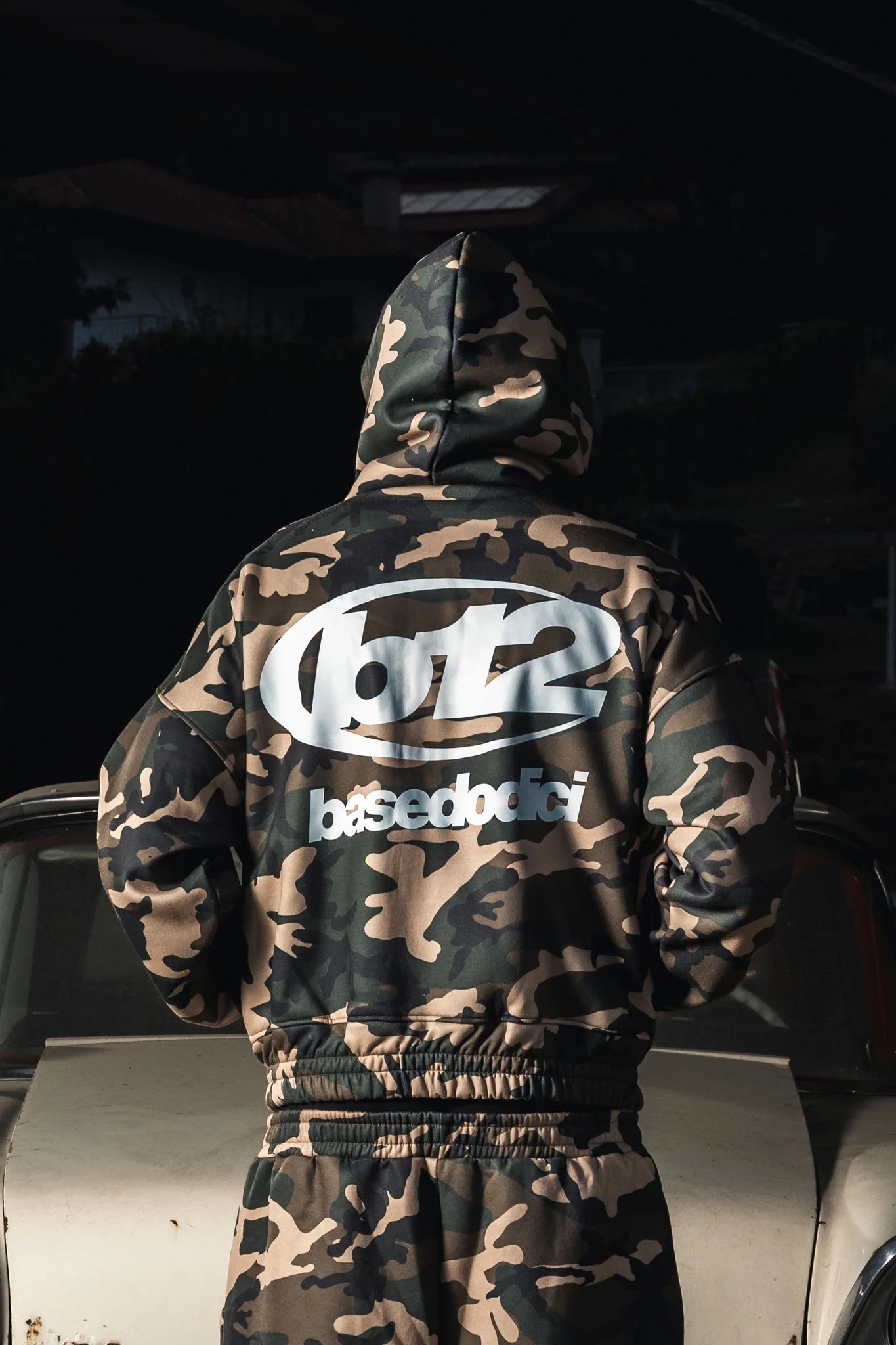 Balaclava Full Zip "DETROIT" Camo Green