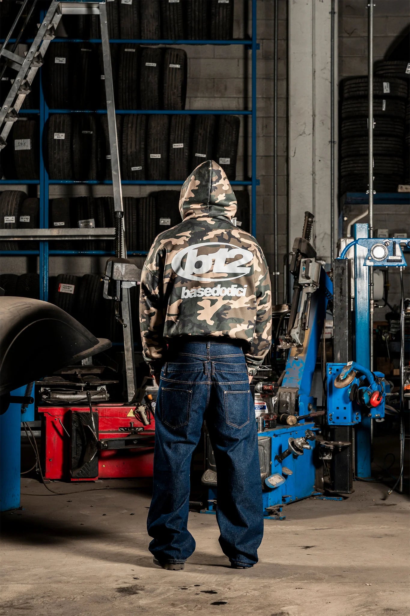 Balaclava Full Zip "DETROIT" Camo Green