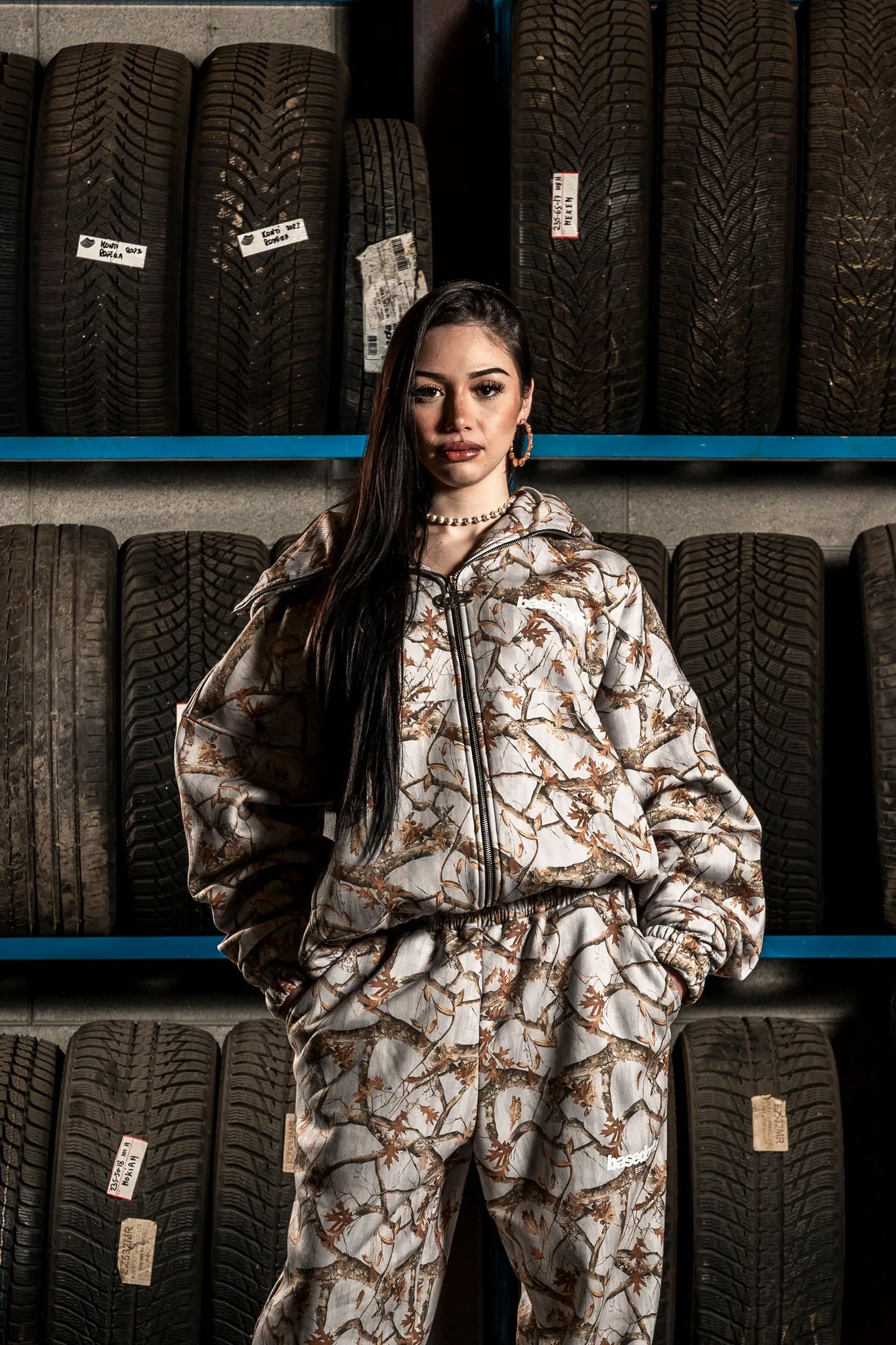 Balaclava Full Zip "DETROIT" Forest Grey