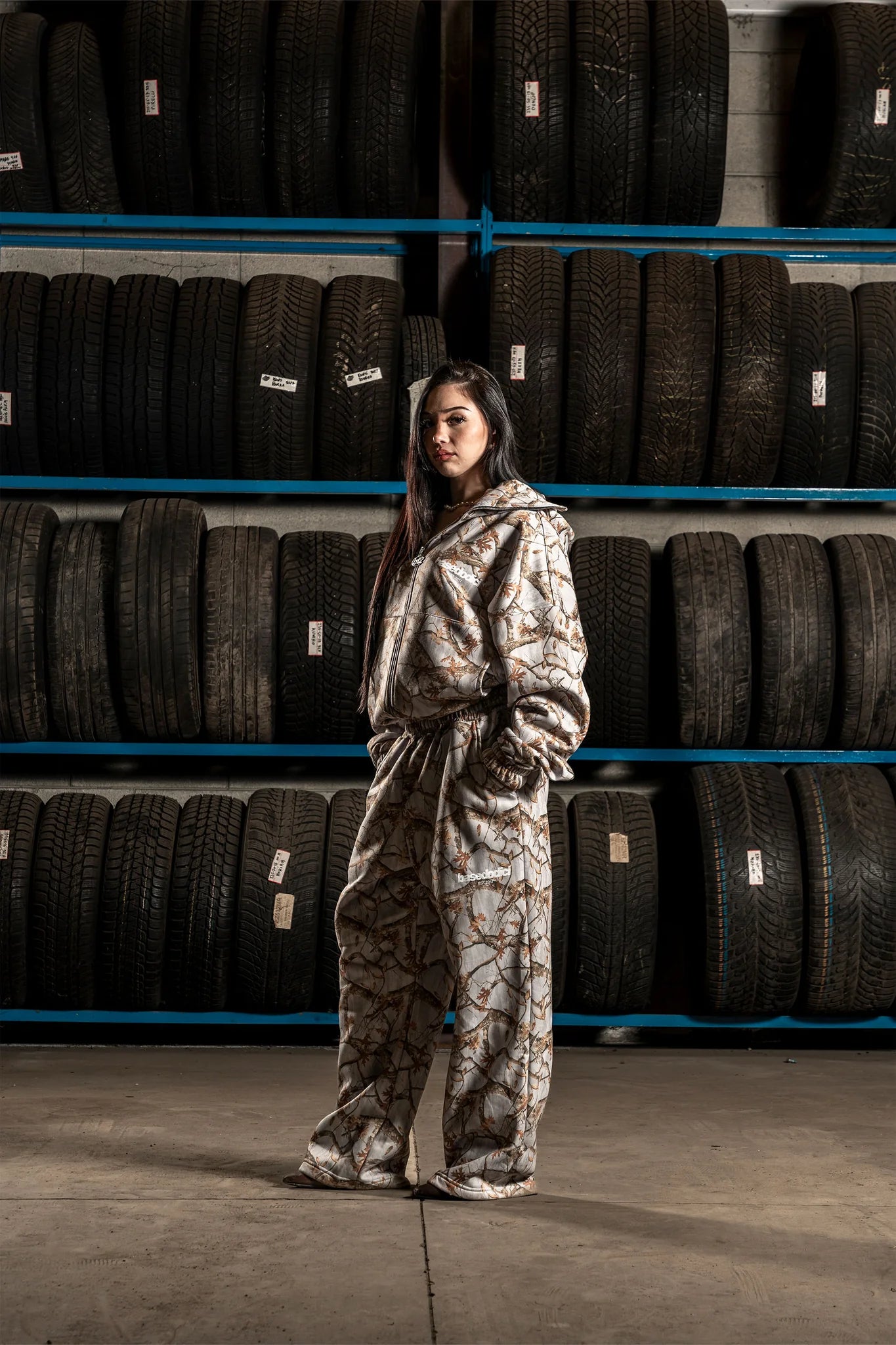 Balaclava Full Zip "DETROIT" Forest Grey