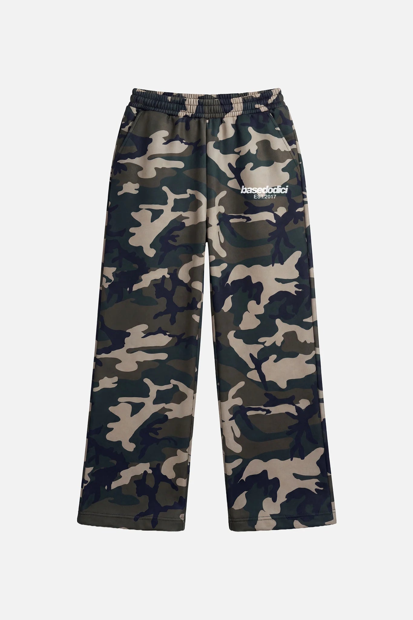 Fleece Pants "DETROIT" Camo Green