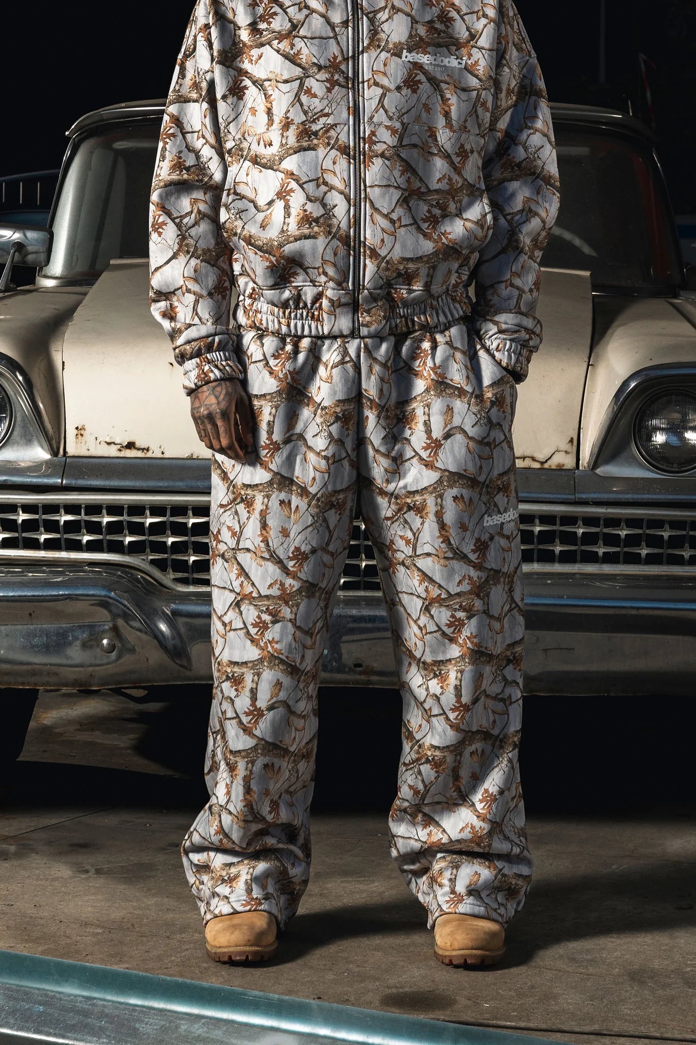 Fleece Pants "DETROIT" Forest Grey