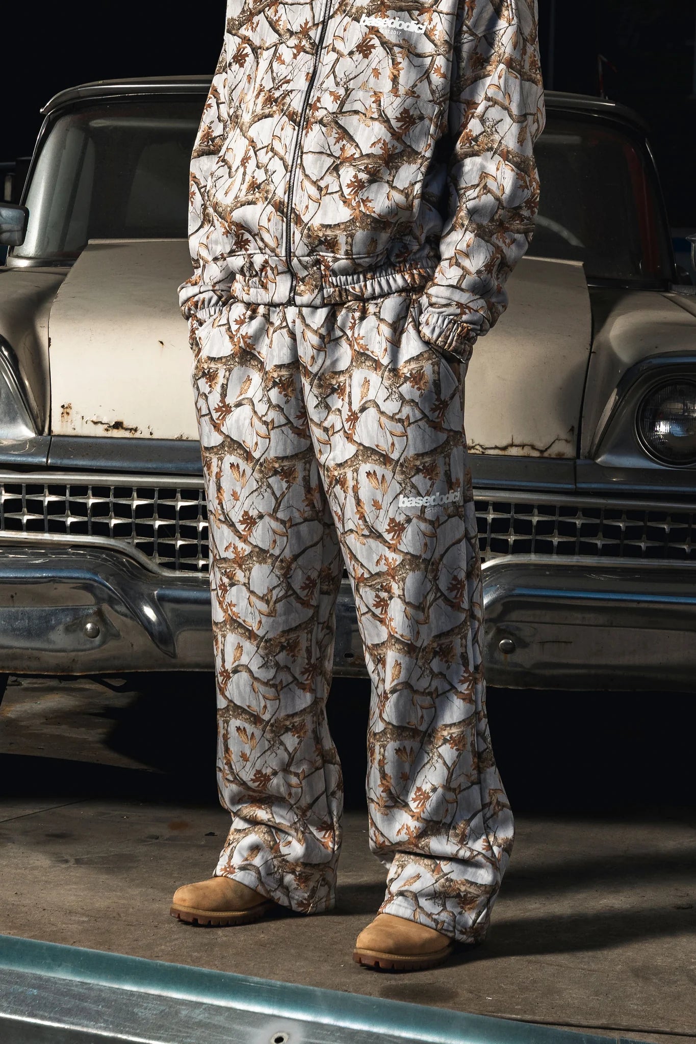 Fleece Pants "DETROIT" Forest Grey