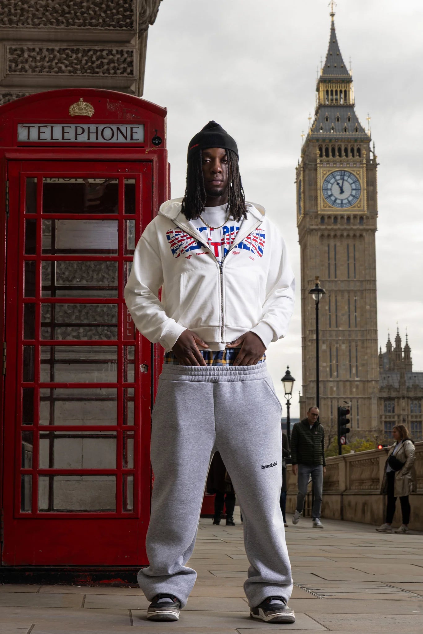 Full Zip "RUDEBOY LDN" CantRush Cream