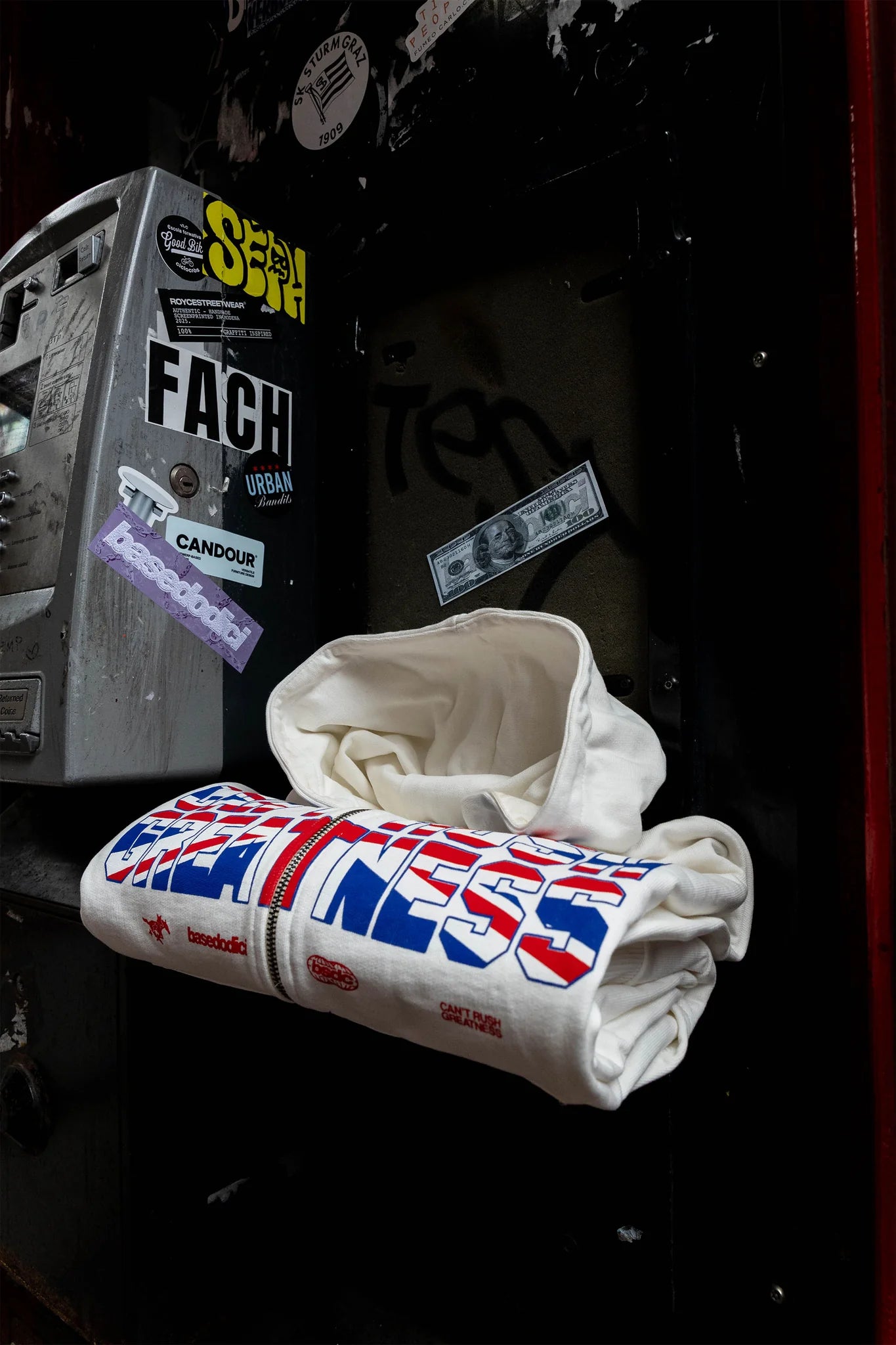 Full Zip "RUDEBOY LDN" CantRush Cream