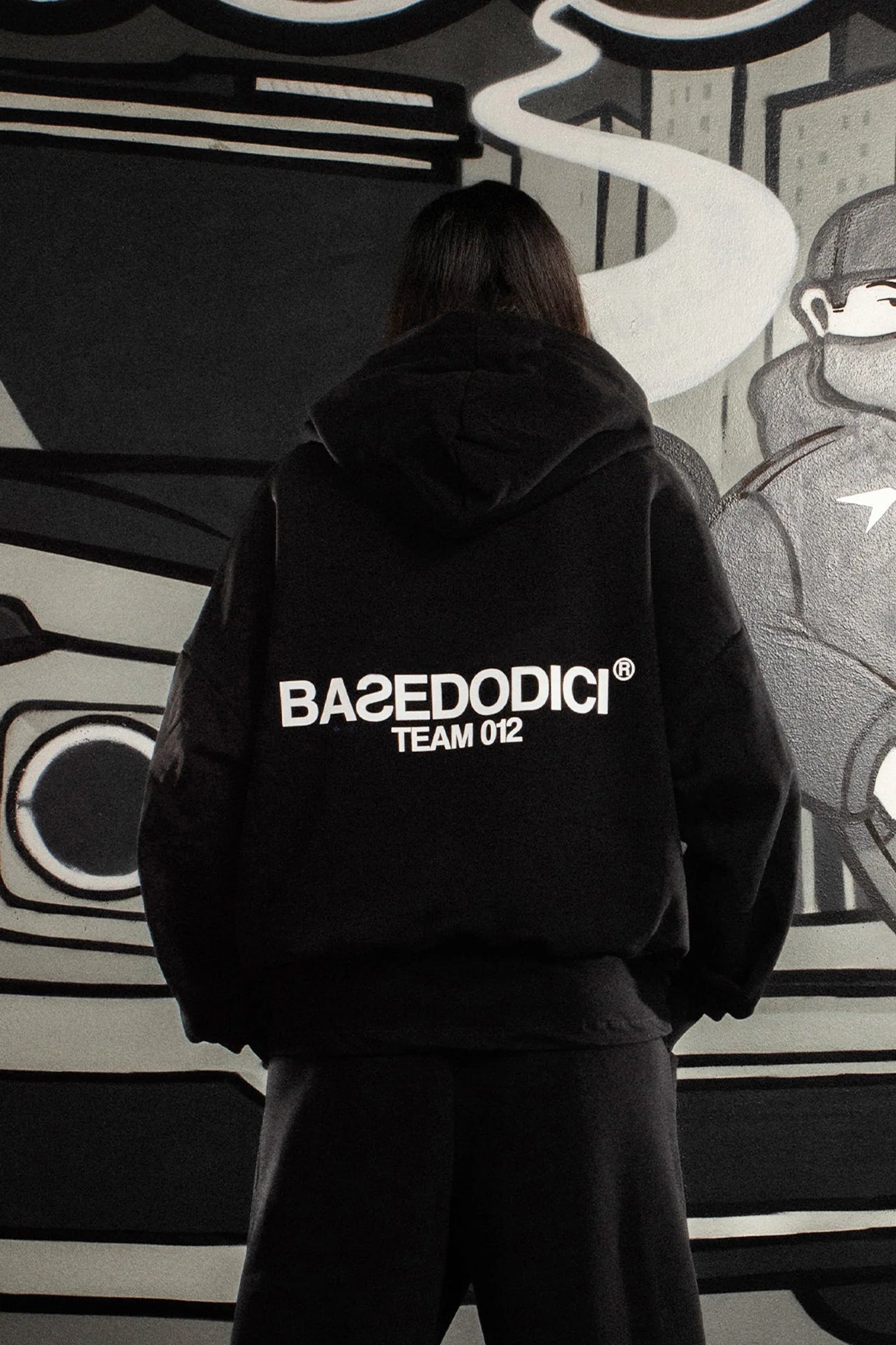 Hoodie "COMFY" Team012 Black