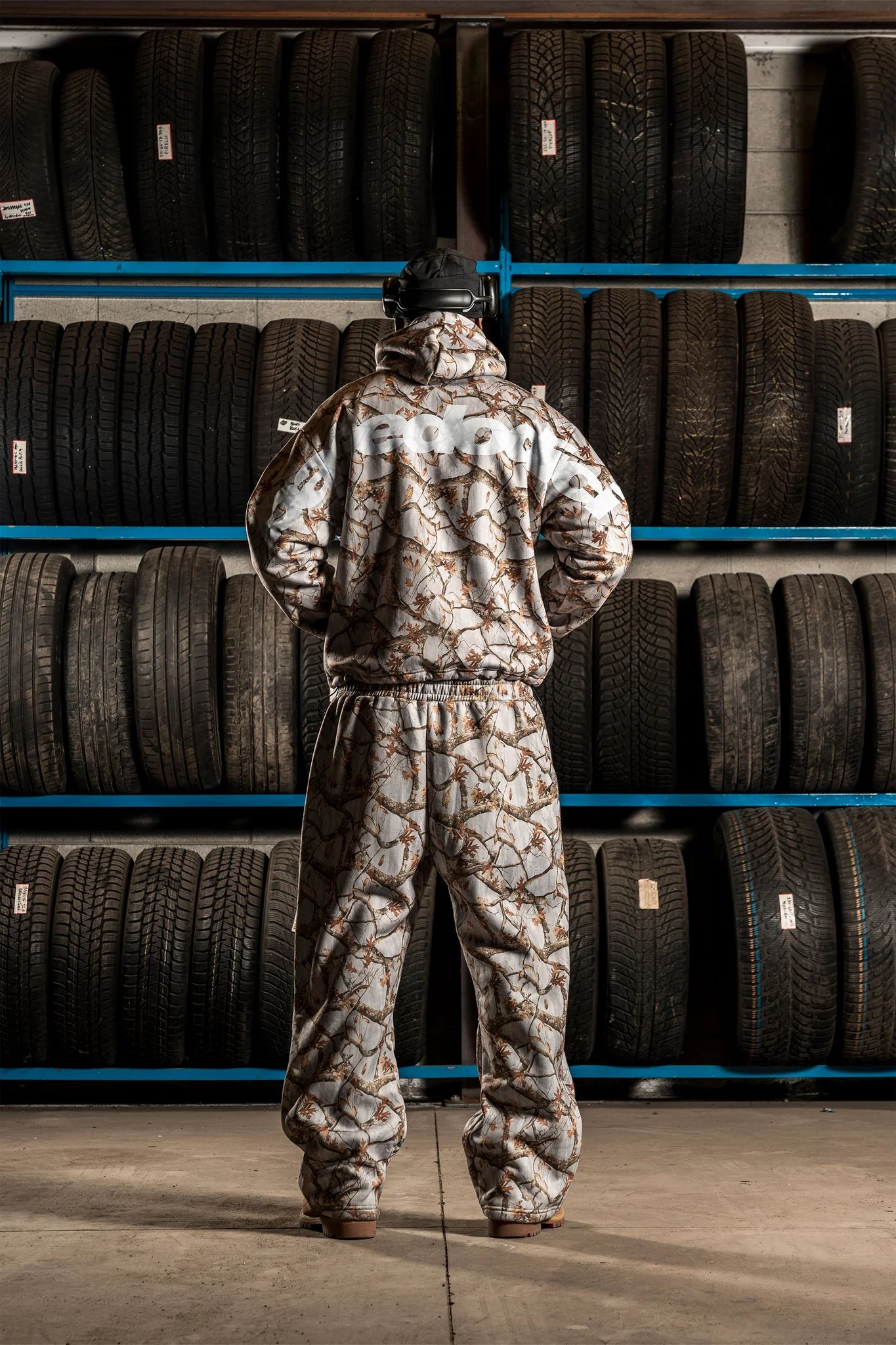 Hoodie "DETROIT" Forest Grey