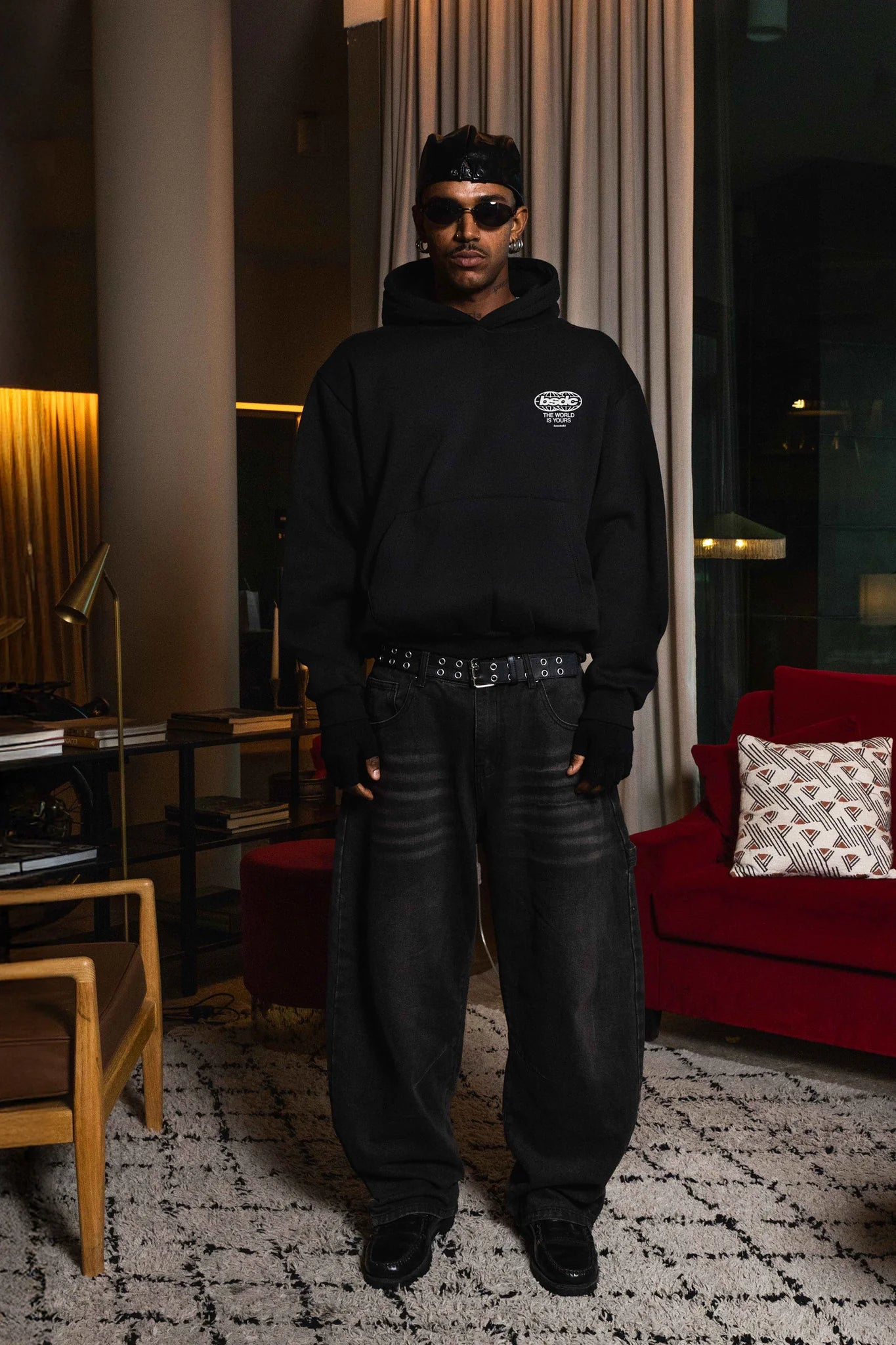 Hoodie "WORLD TOUR" Diplomatic Immunity Black