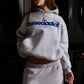 Hoodie "COMFY" Front Logo AshGrey/Blue