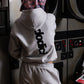 Hoodie "COMFY" Vertical Logo AshGrey/Black