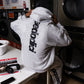 Hoodie "COMFY" Vertical Logo AshGrey/Black