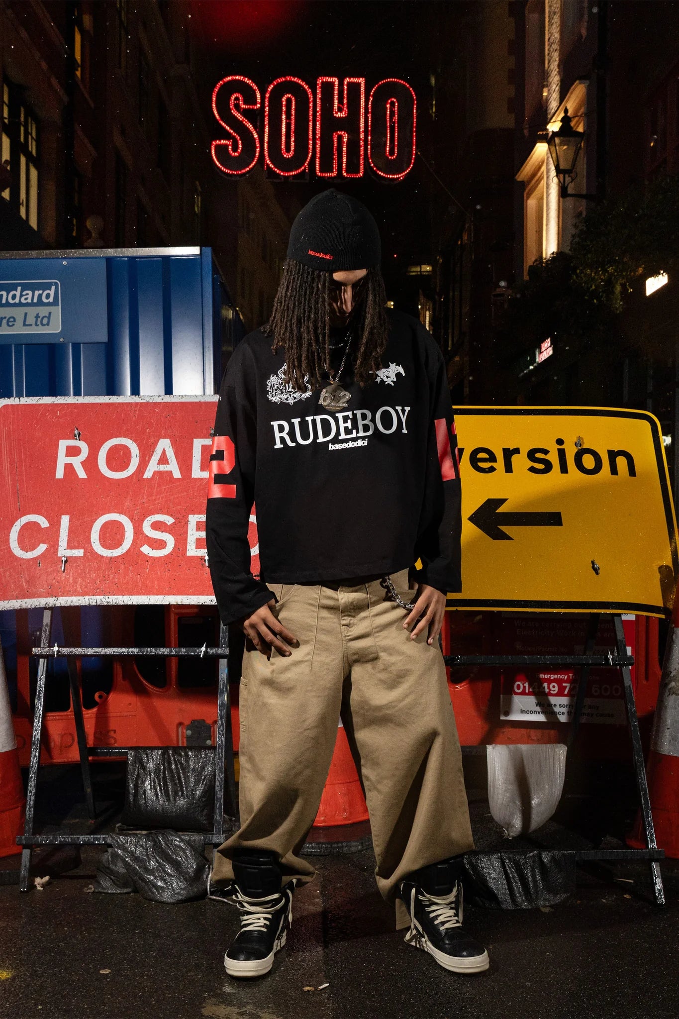 Longsleeve "RUDEBOY LDN" RudeBoy Black