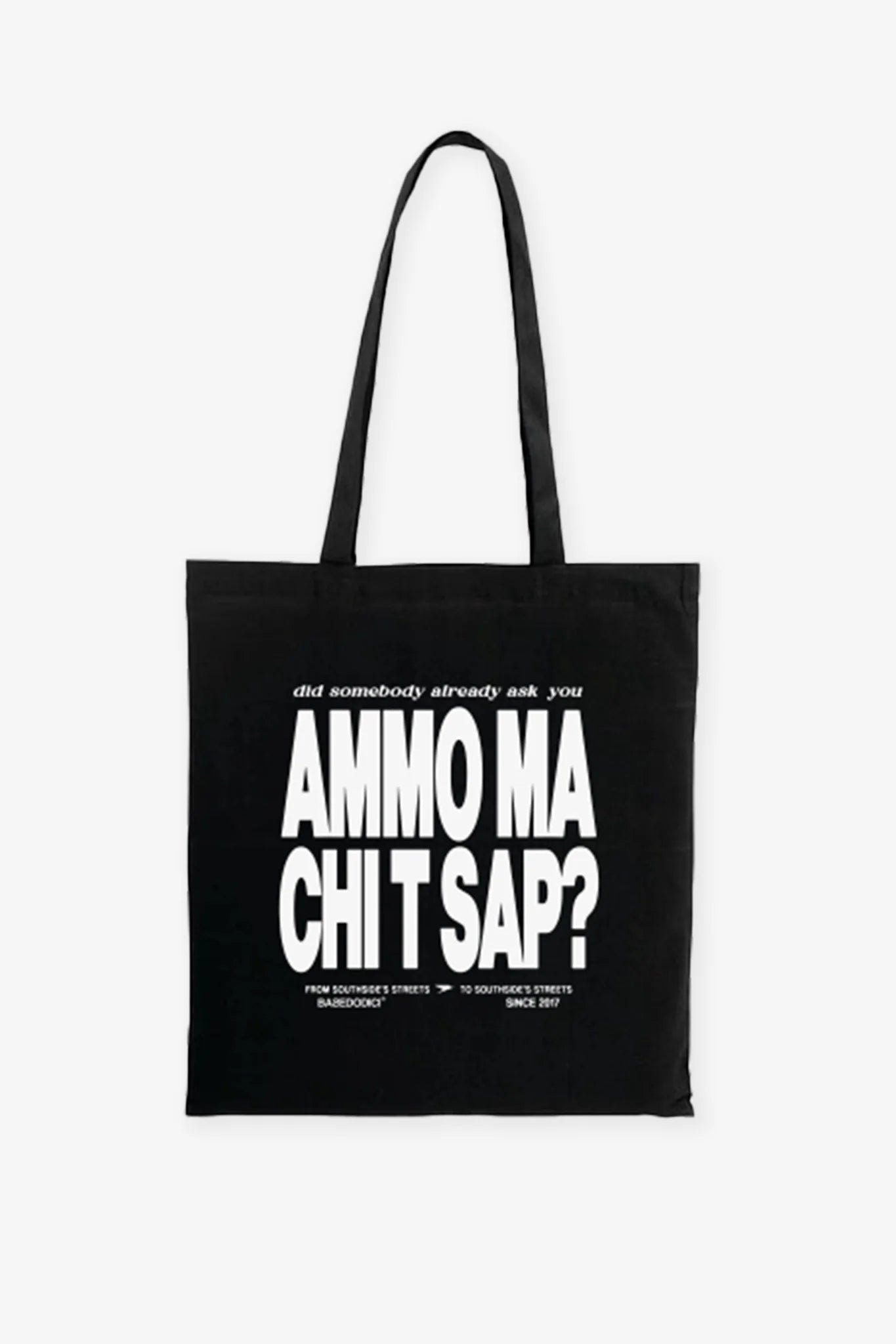 Tote Bag "AMMO" CHI'T'SAP Black/Cream