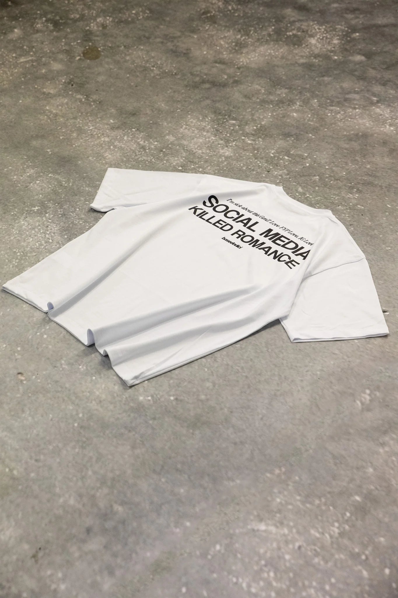 T-Shirt "KILLED ROMANCE" White