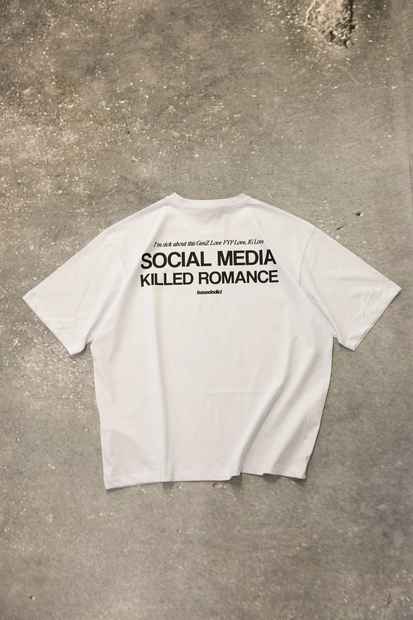 T-Shirt "KILLED ROMANCE" White