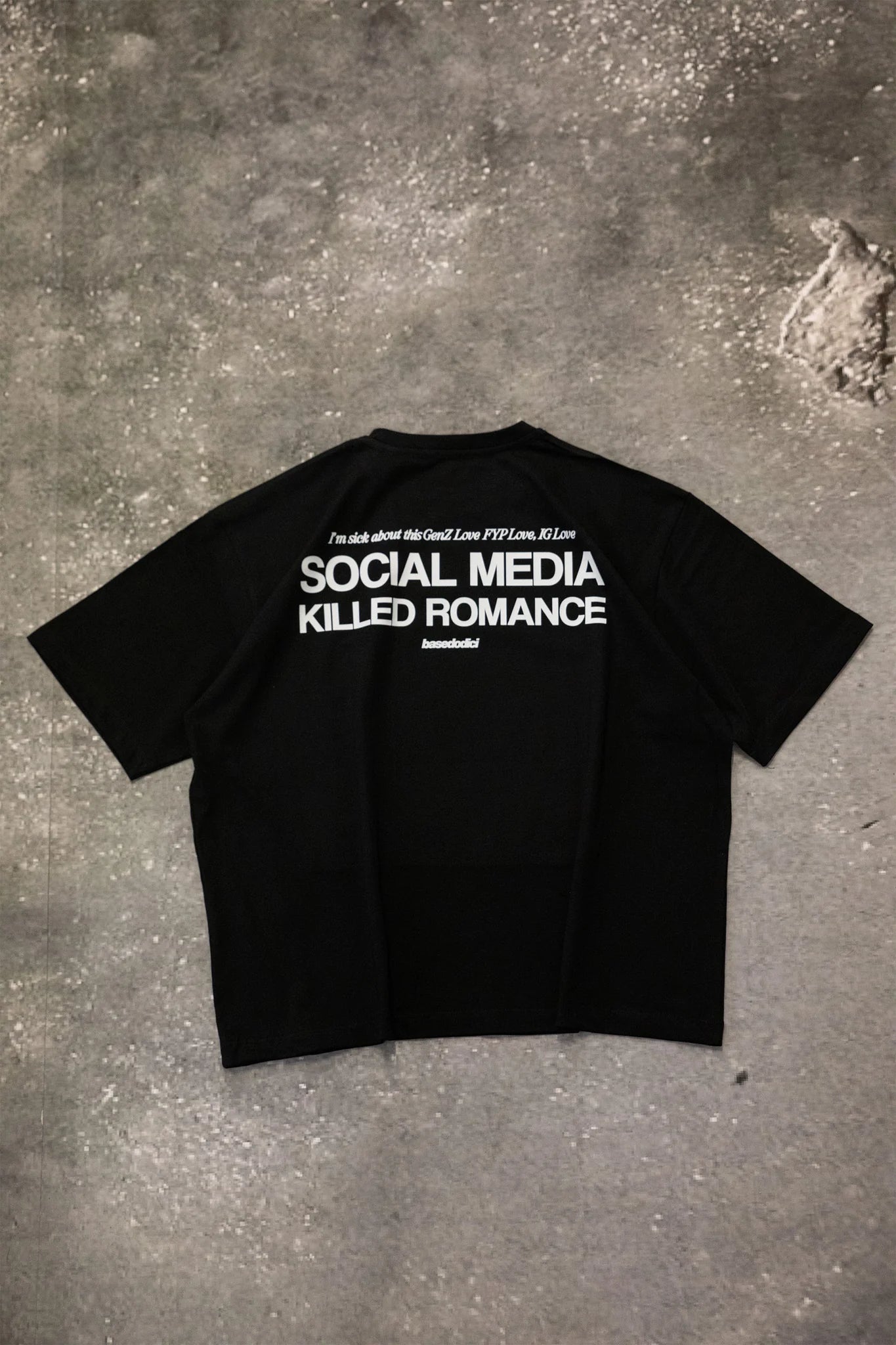 T-Shirt "KILLED ROMANCE" Black