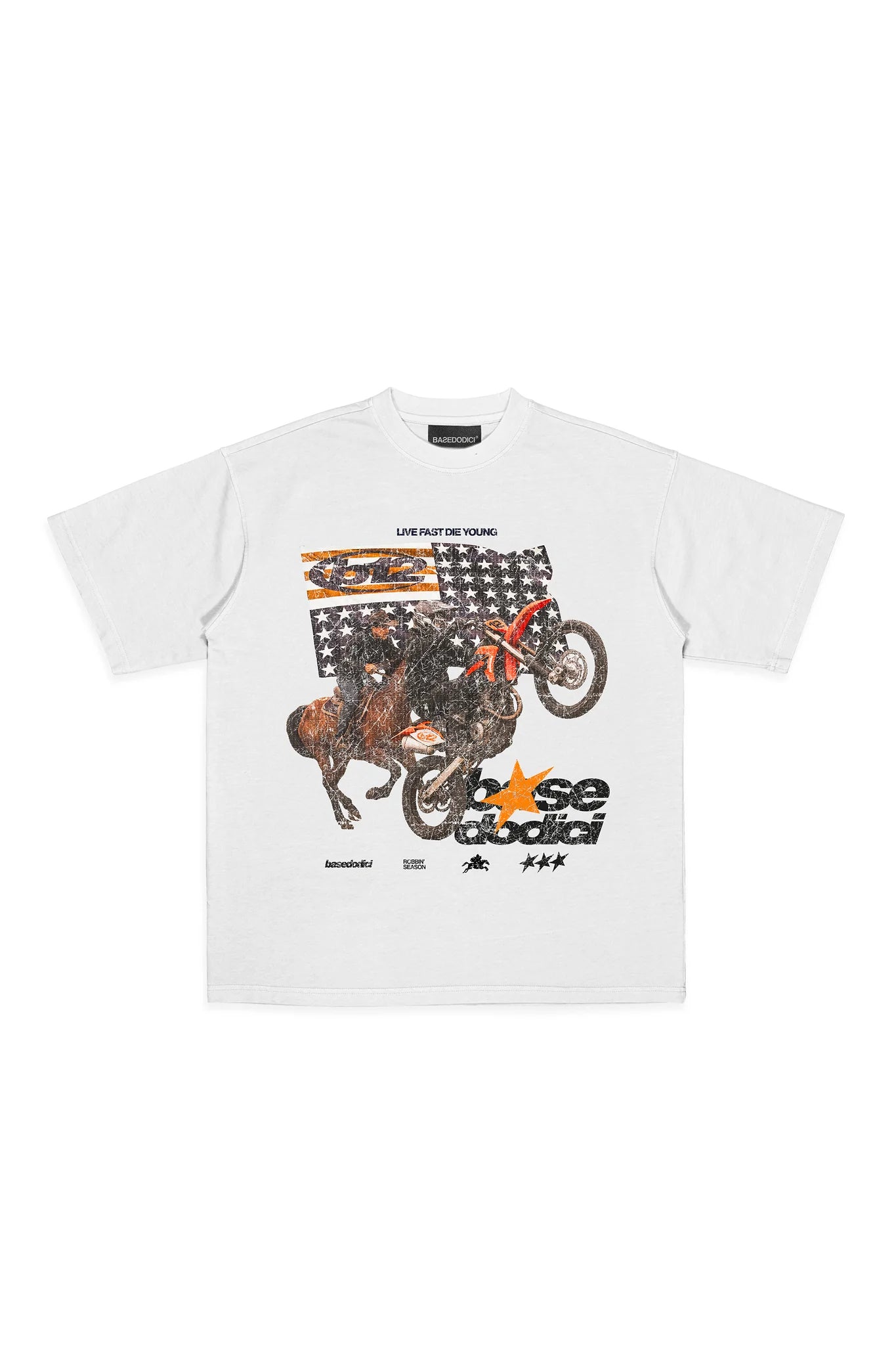T-Shirt “LIVE FAST” Furious White