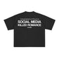 T-Shirt "KILLED ROMANCE" Black