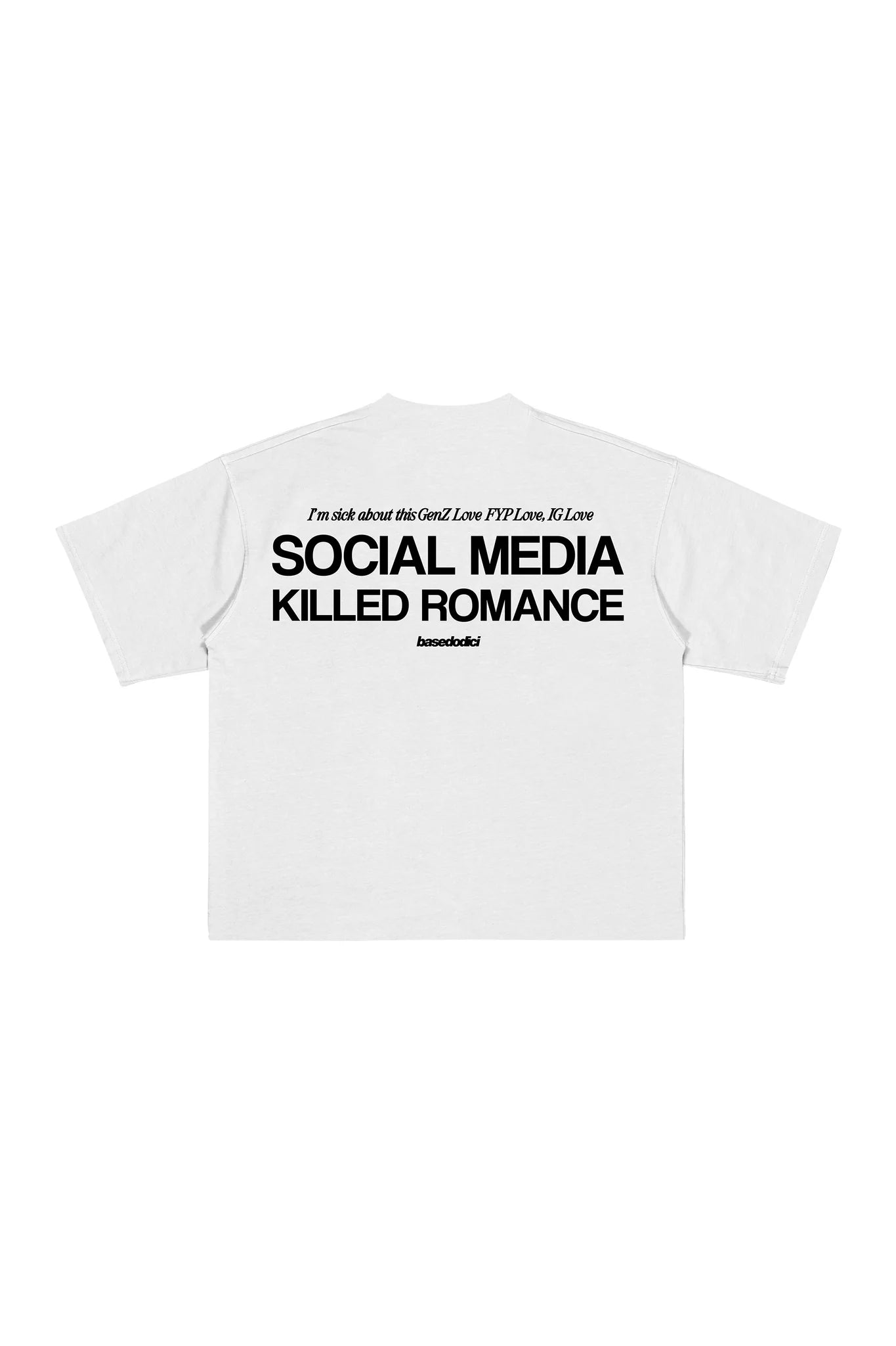 T-Shirt "KILLED ROMANCE" White