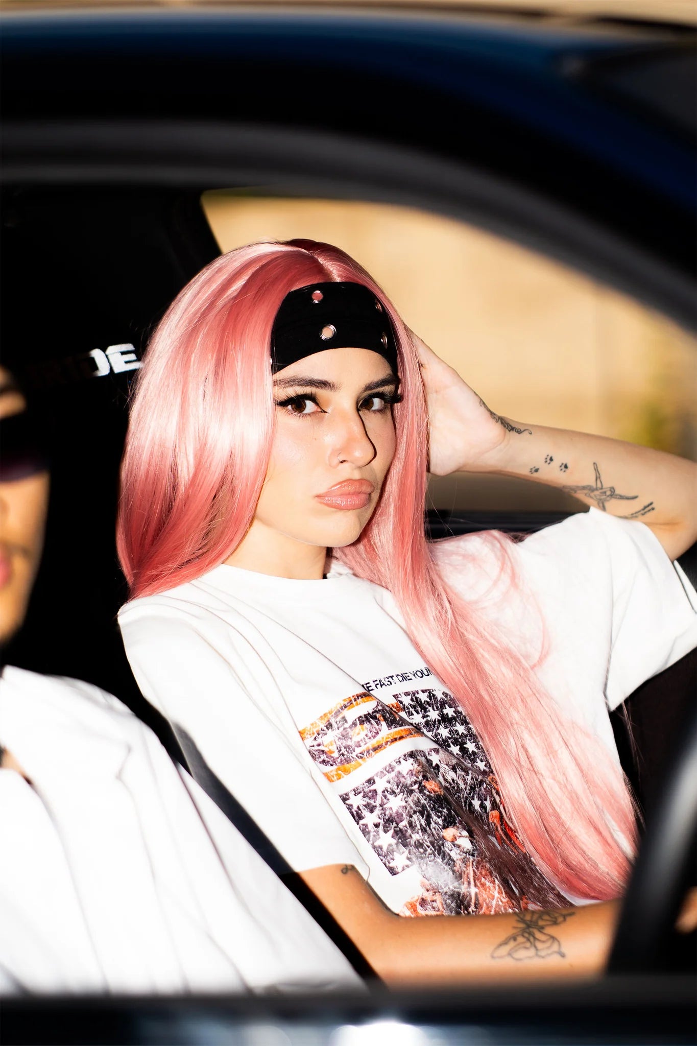 T-Shirt “LIVE FAST” Furious White