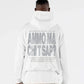 Hoodie "AMMO" CHI'T'SAP White/Glitter