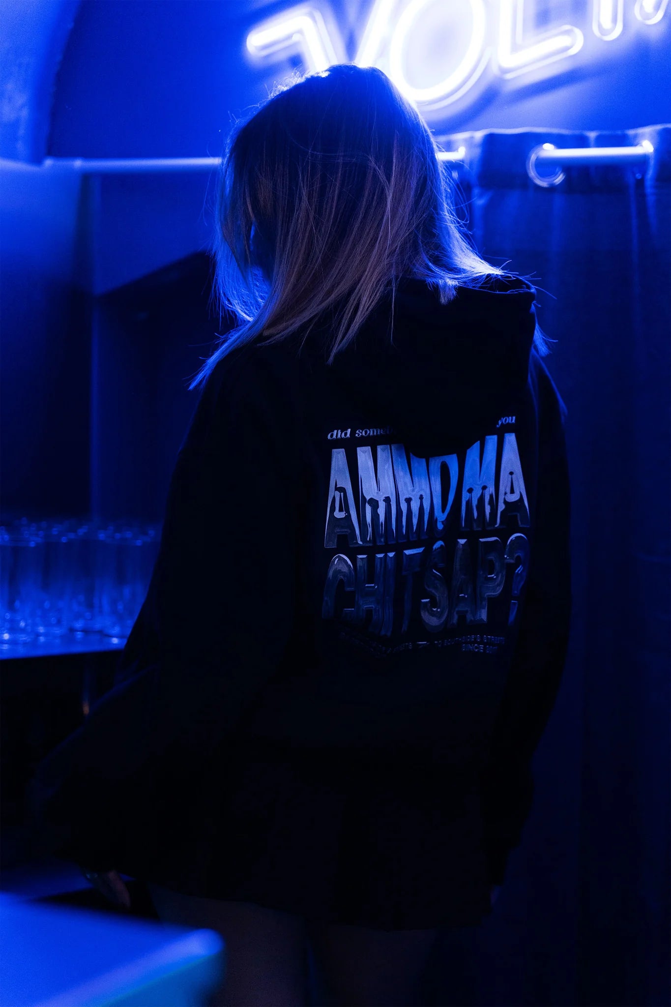 Hoodie "AMMO" CHI'T'SAP Black/Chrome
