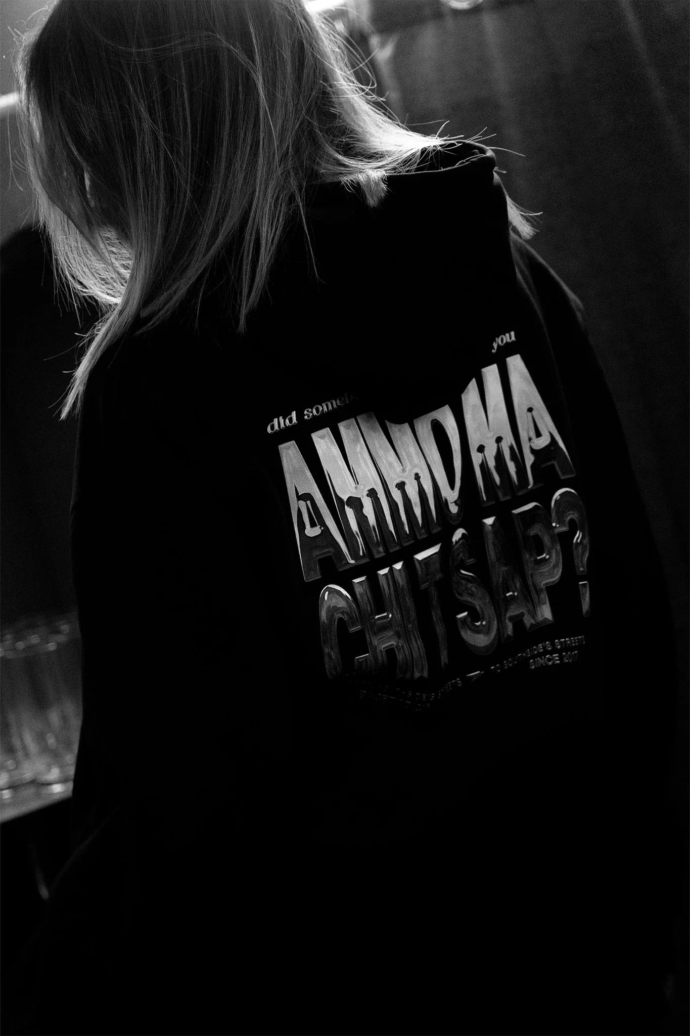 Hoodie "AMMO" CHI'T'SAP Black/Chrome