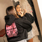 Hoodie "AMMO" CHI'T'SAP Black/Glitter Bubble Pink