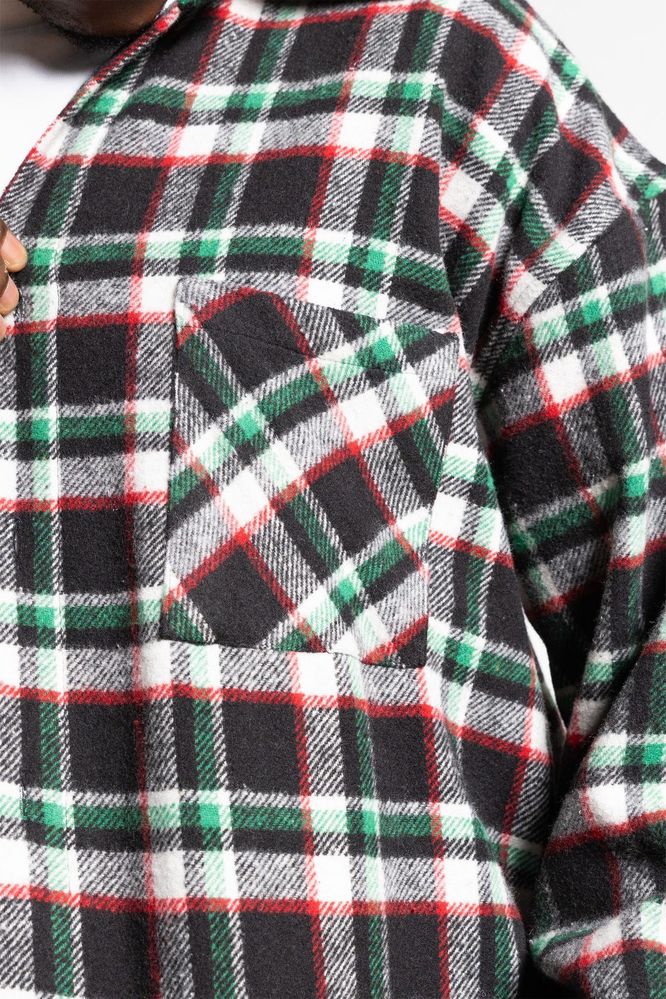 Flanella Shirt "RUDEBOY LDN" Shoulder Logo