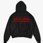 Hoodie "KILLED ROMANCE" Black/Red