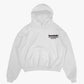 Hoodie "KILLED ROMANCE" White/Black