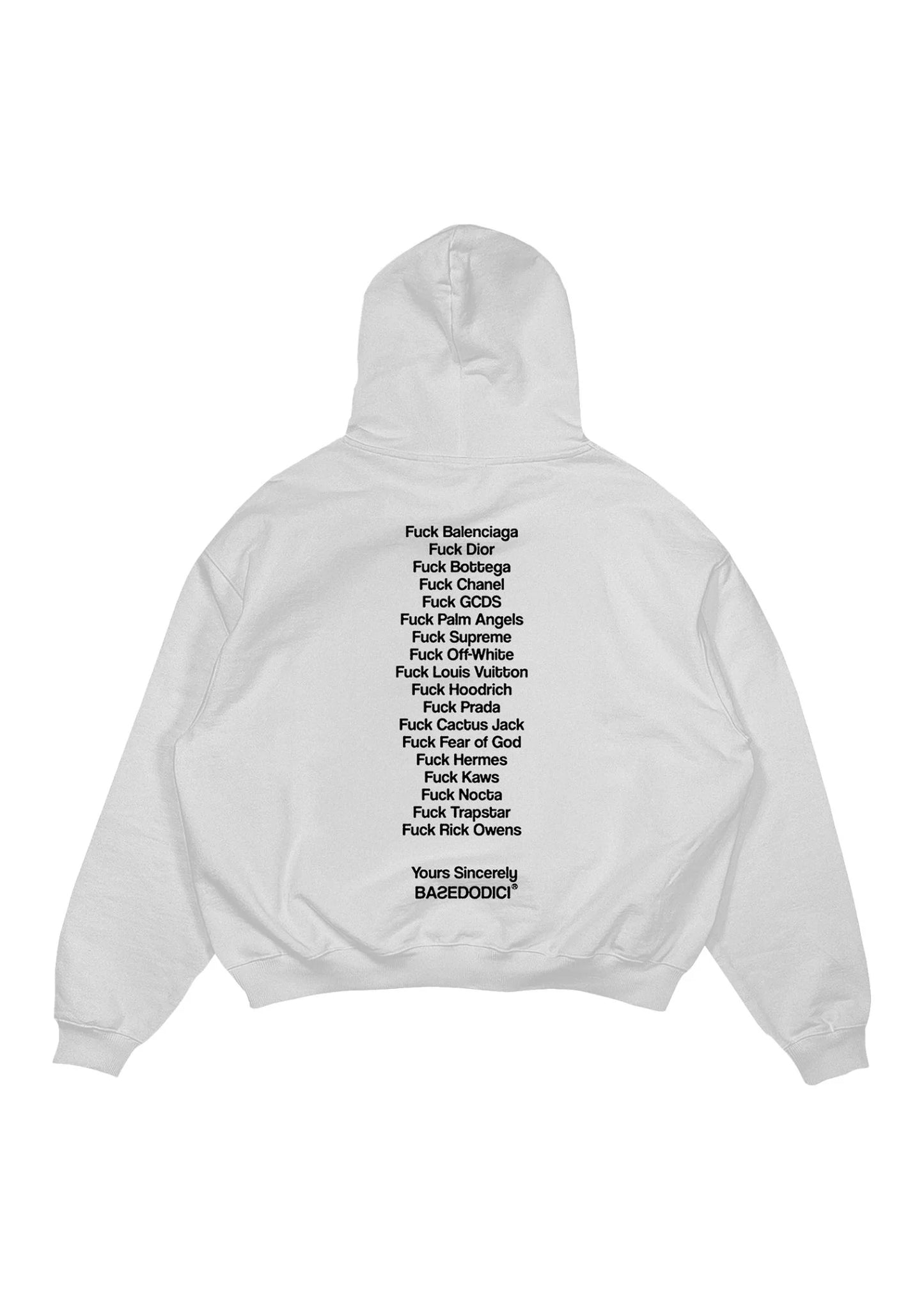 Hoodie "COMFY" FCK White