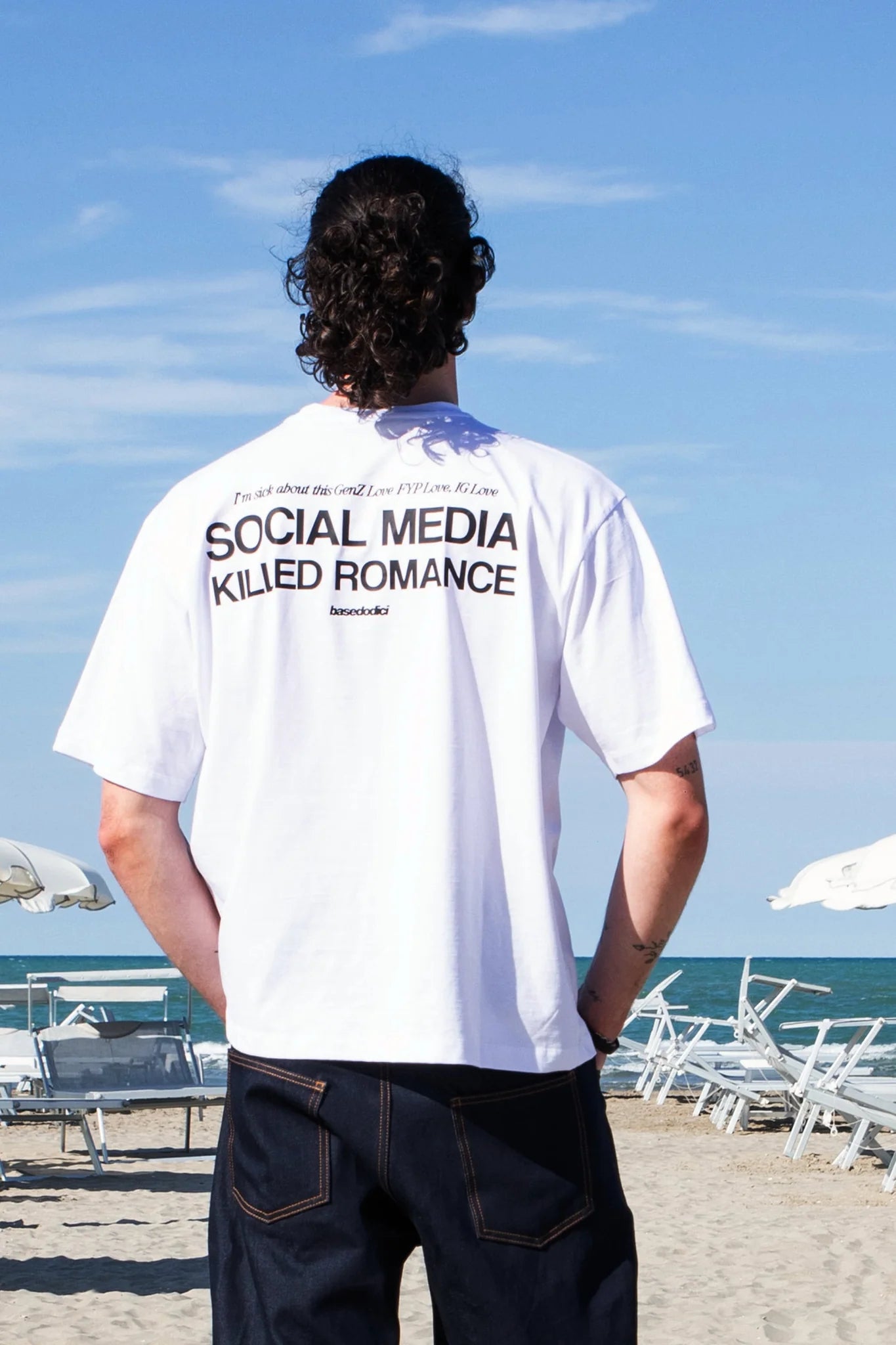 T-Shirt "KILLED ROMANCE" White