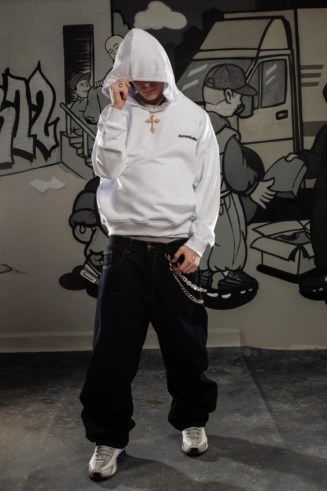 Hoodie "COMFY" FCK White