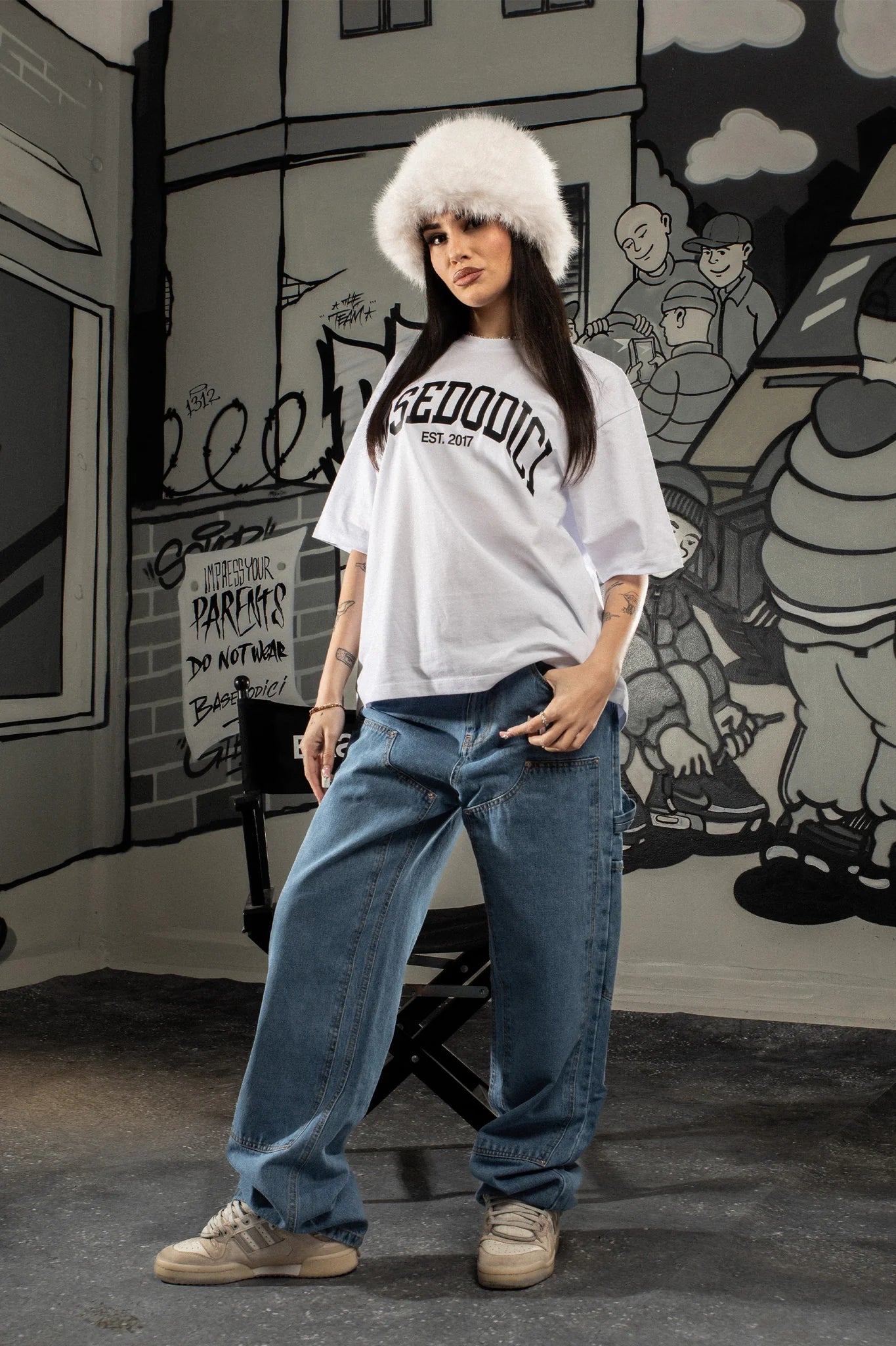 T-Shirt “THEICON” ArcLogo White