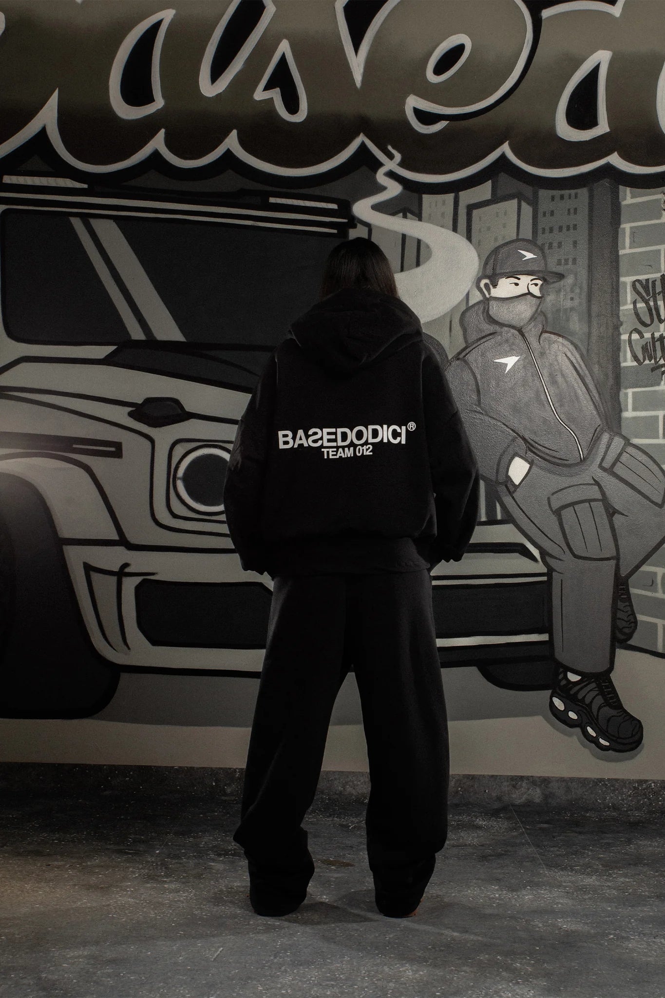 Hoodie "COMFY" Team012 Black