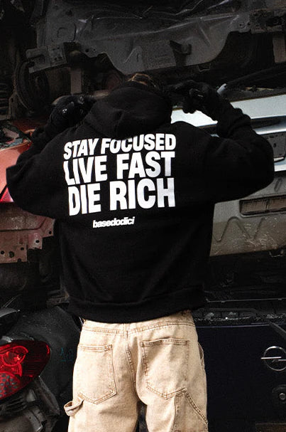 Hoodie “THECRUISE” StayFocused Black